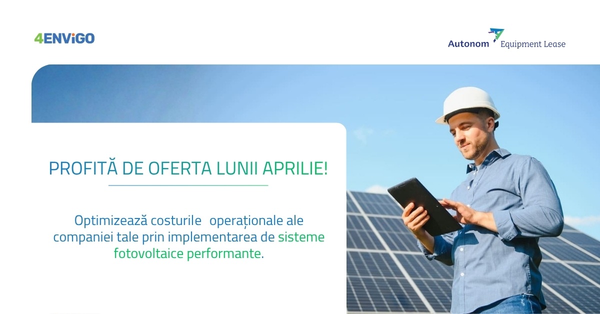 Promoție aprilie 4Envigo